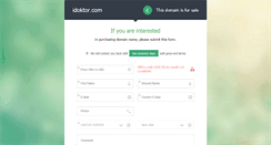 Desktop Screenshot of idoktor.com